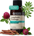 Lymphatic Drainage Drops with Cleavers Extract - 60 Serv. | Herbal Lymphatic Support Supplement Complex for Lymph Drainage, Red Clover, Red Root & Prickly Ash Bark for Lymph System Flow
